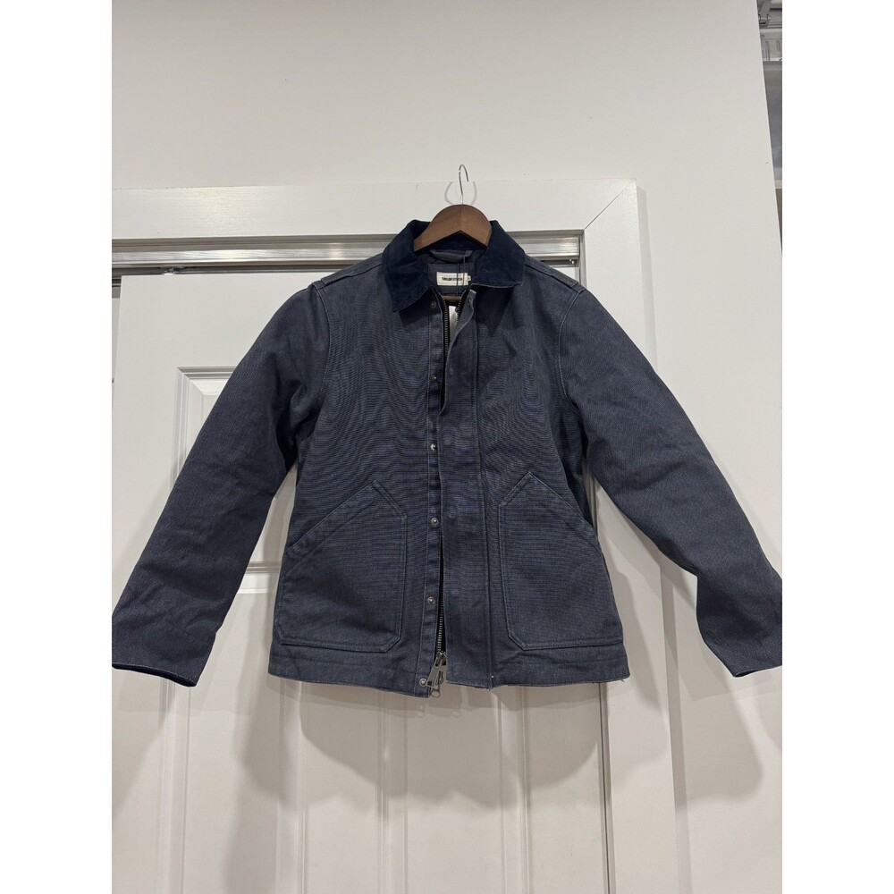 NWT Taylor Stitch Mens 36 XS Navy The Workhorse Jacket Chipped Canvas Chore